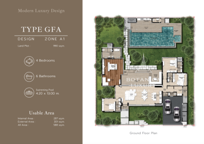 Одноэтажные виллы Botanica Grand Avenue